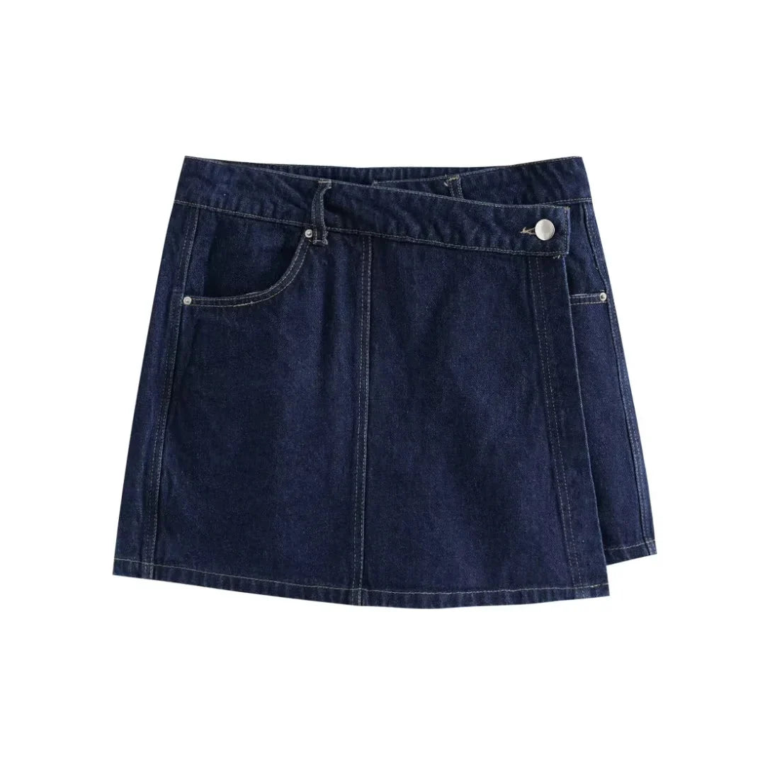 Chic Denim Zweiteiler - Ambres