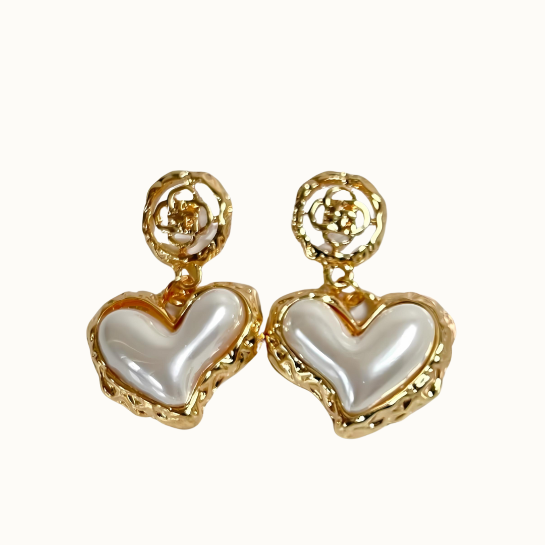 Ohrringe Heart - Ambres