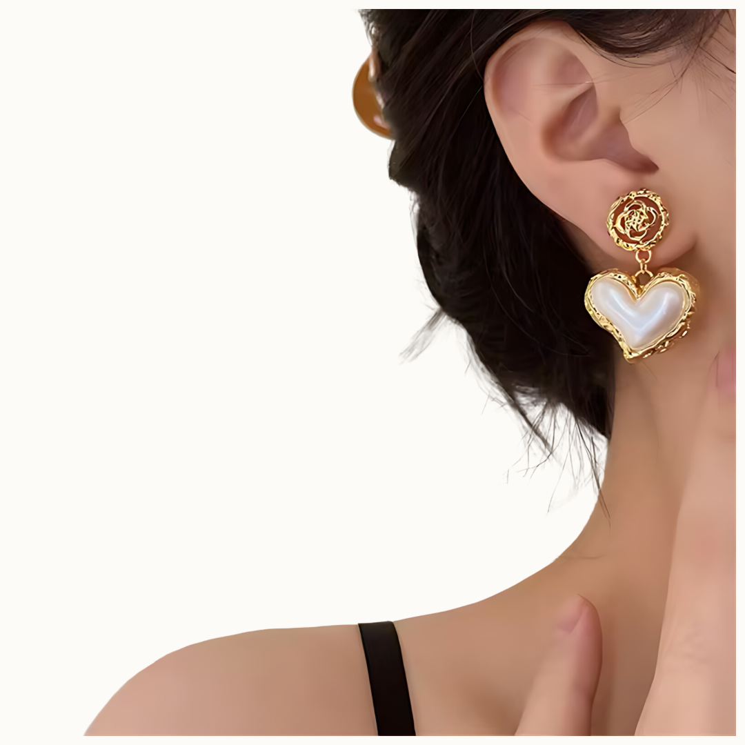 Ohrringe Heart - Ambres