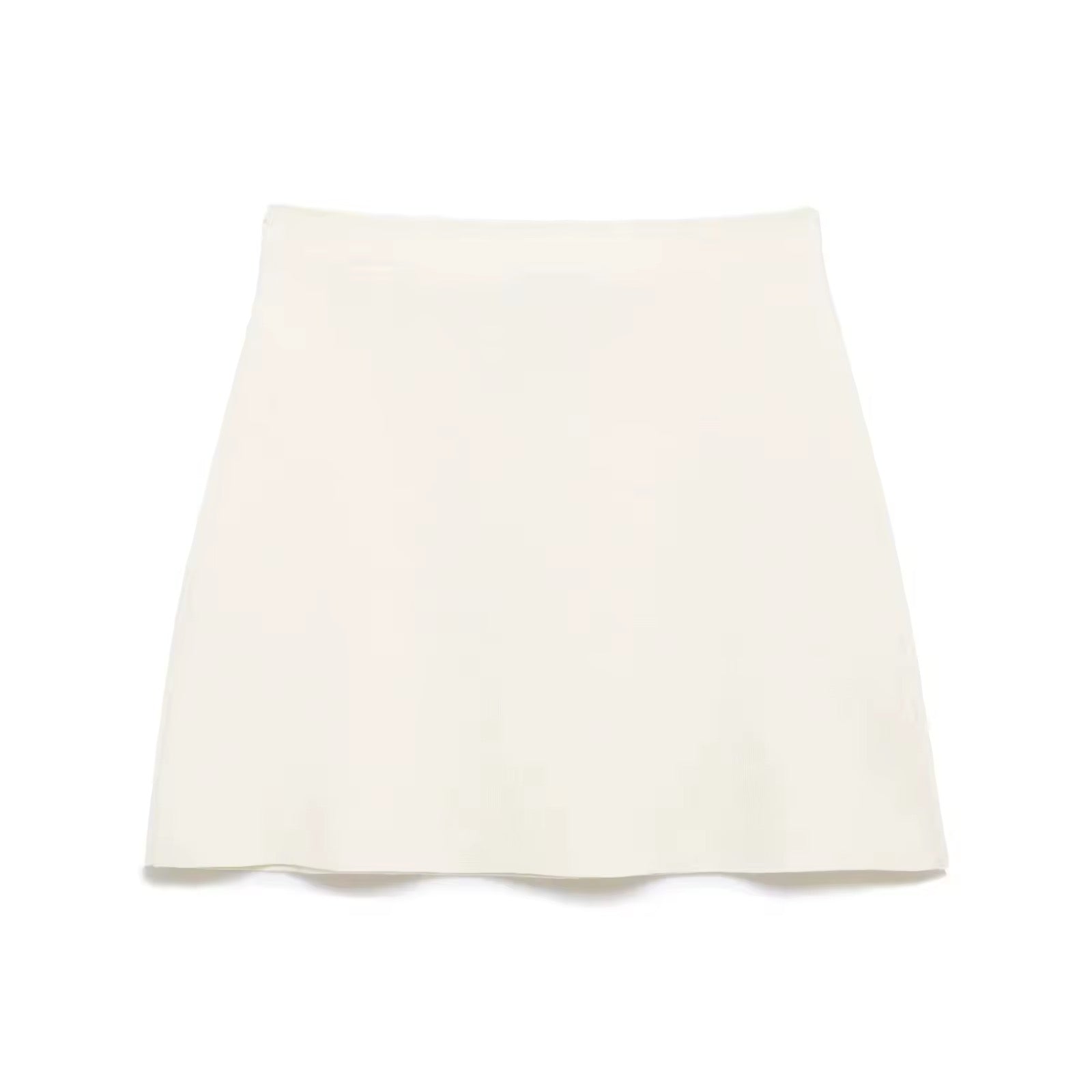 Beige Knit Chic Set – Zweiteiler mit Strickjacke & Minirock - Ambres