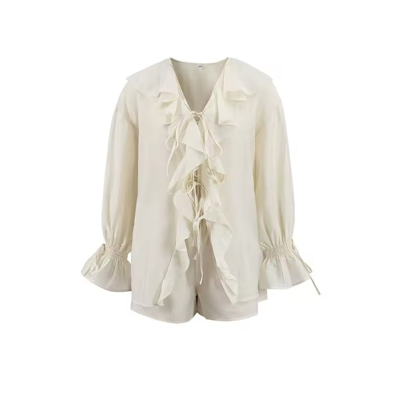 Brezzy Ruffle Set - Ambres