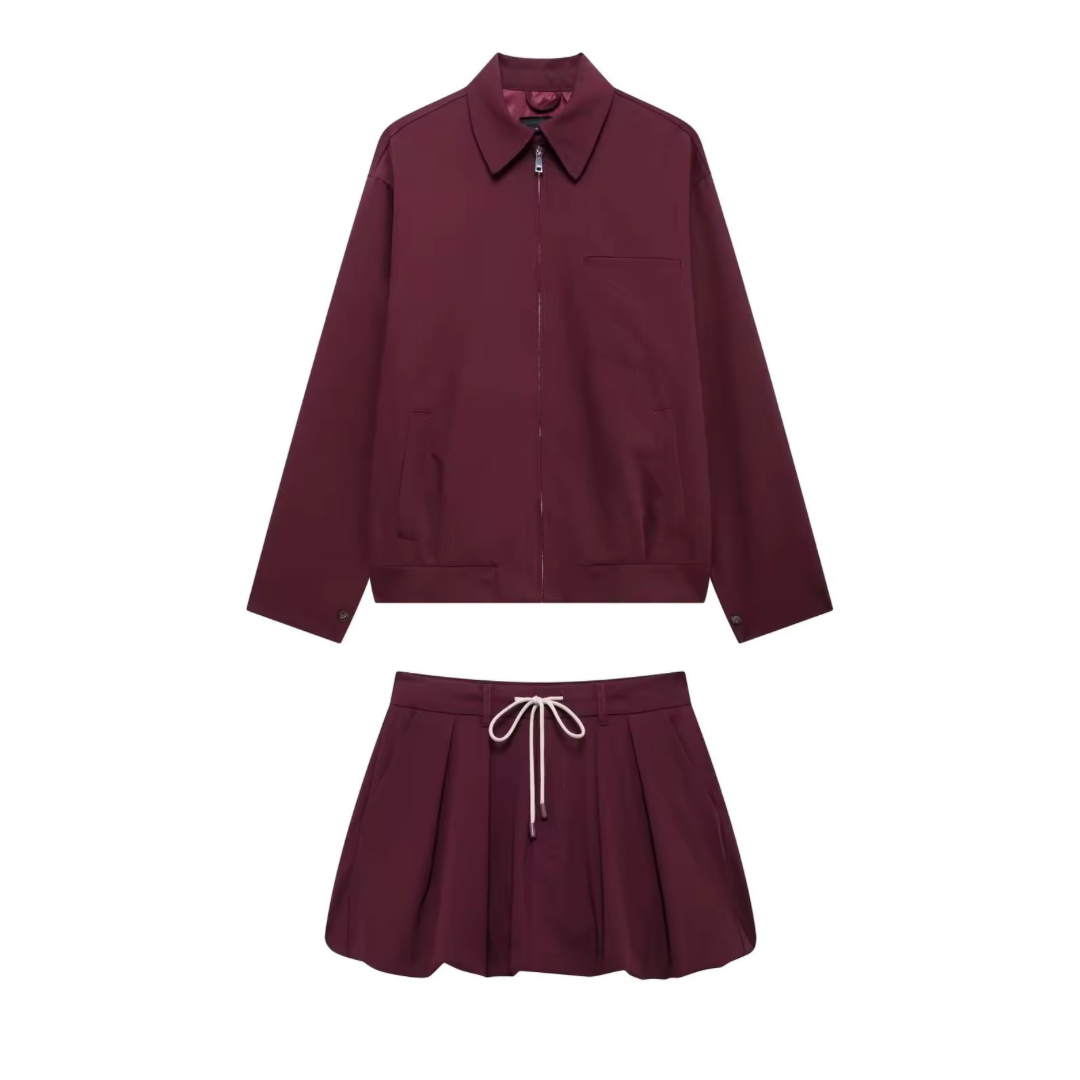 SET BURGUNDY - Ambres