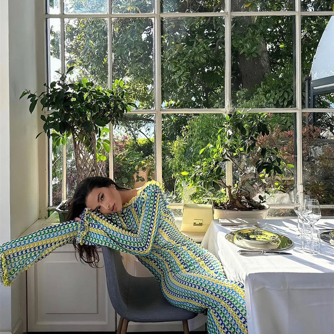 Crochetee Knitted Dress - Ambres