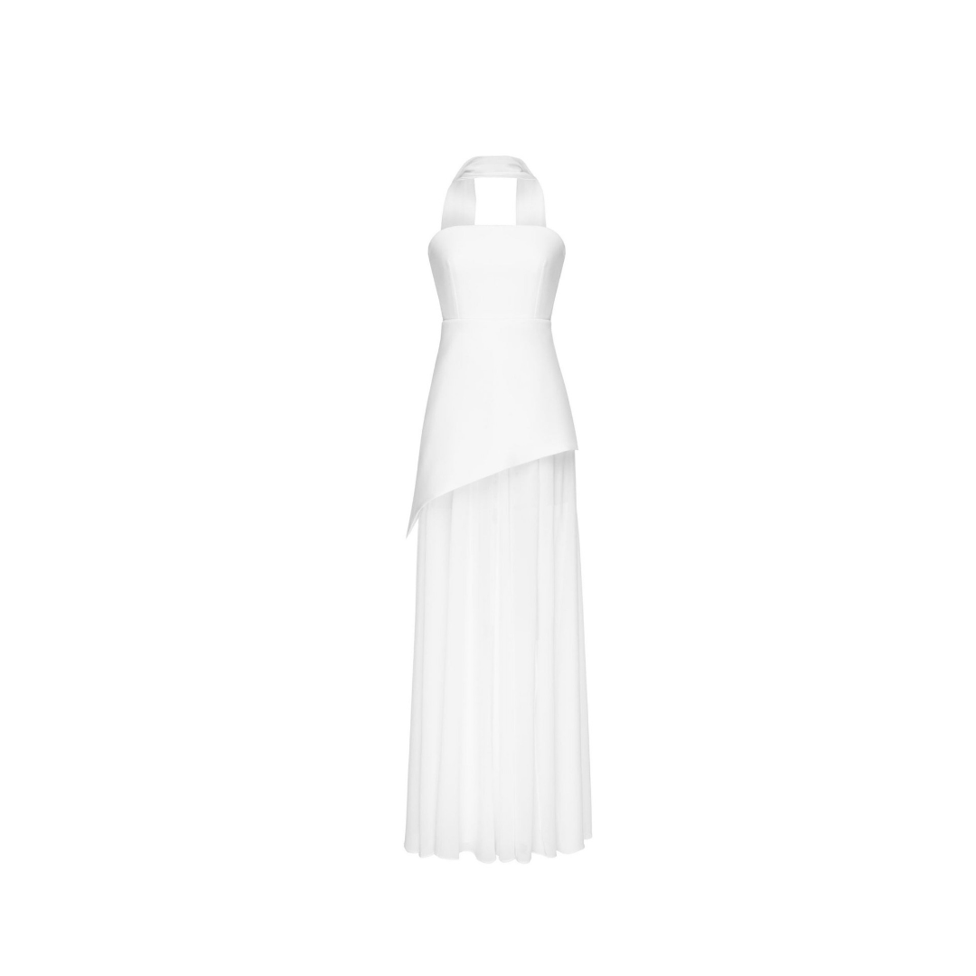 Asymmetric Abendkleid - Ambres