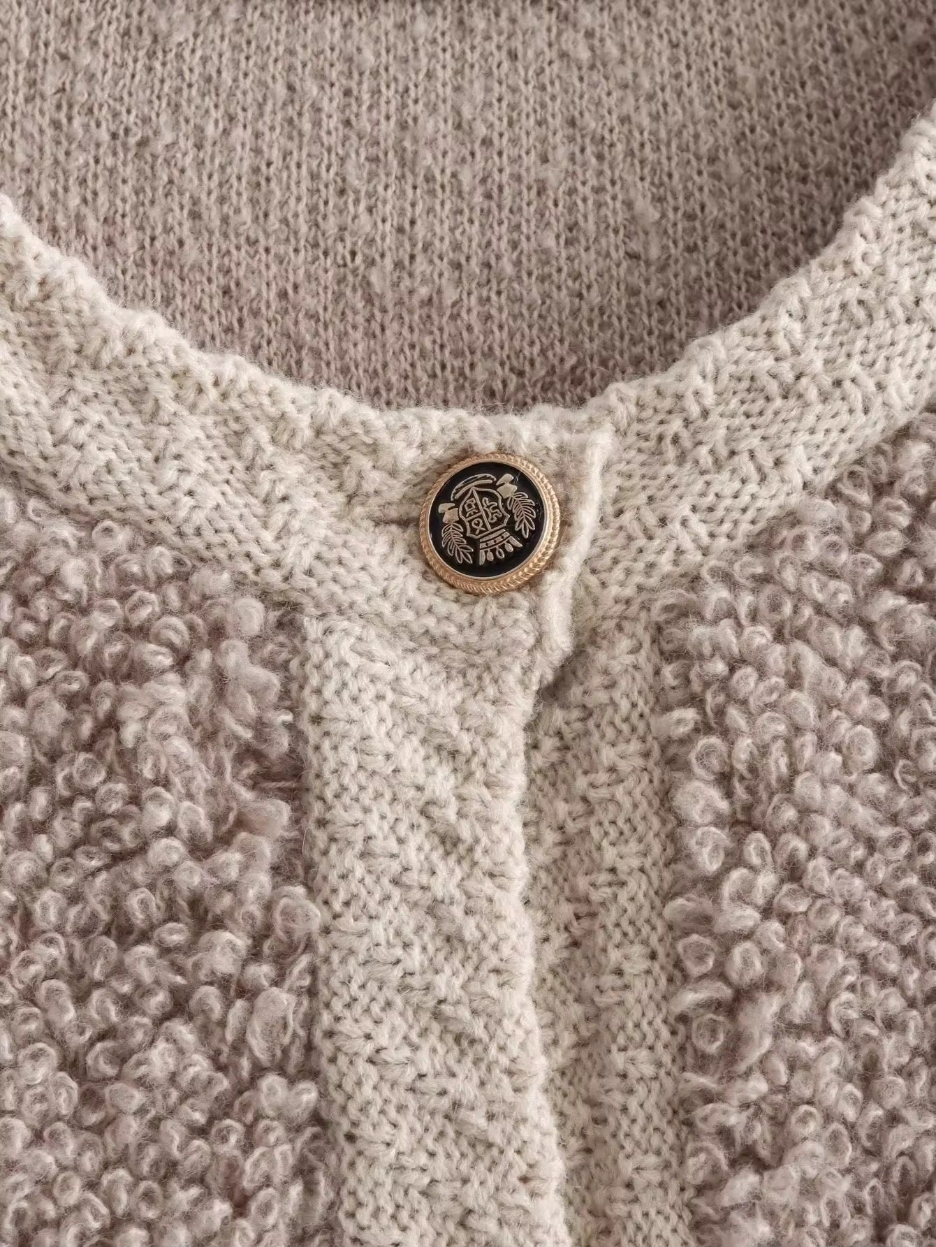 FROTTEE CARDIGAN - Ambres