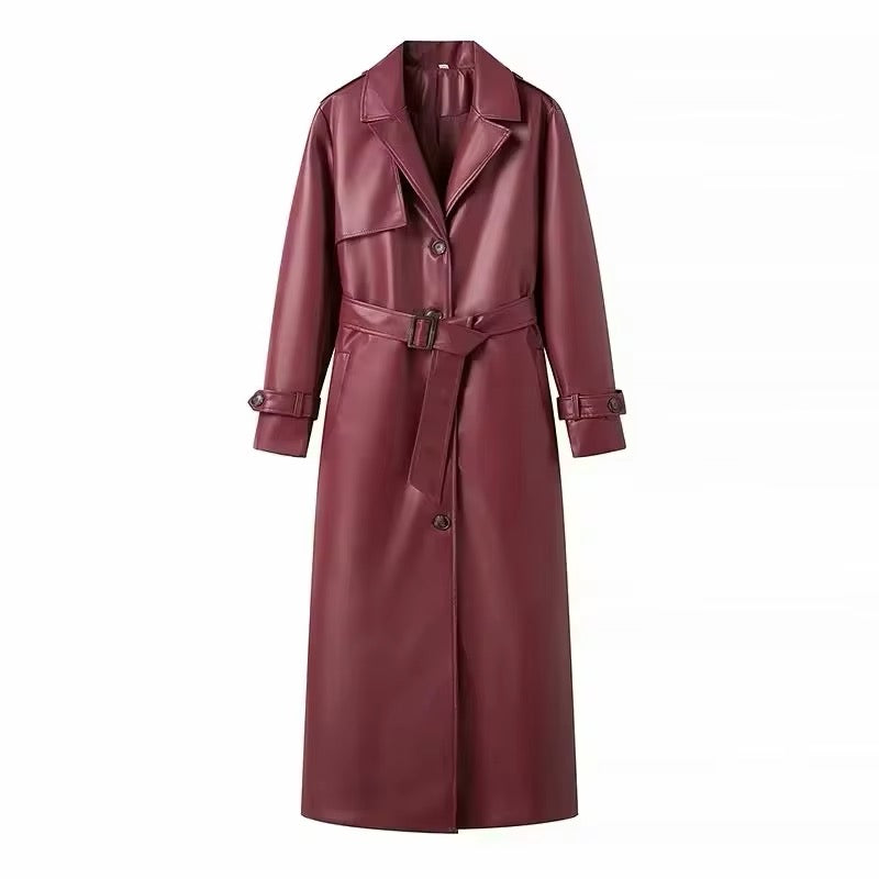 TRENCHCOAT BURGUNDY - Ambres