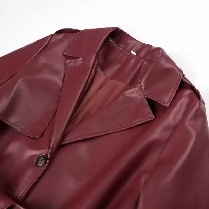 TRENCHCOAT BURGUNDY - Ambres