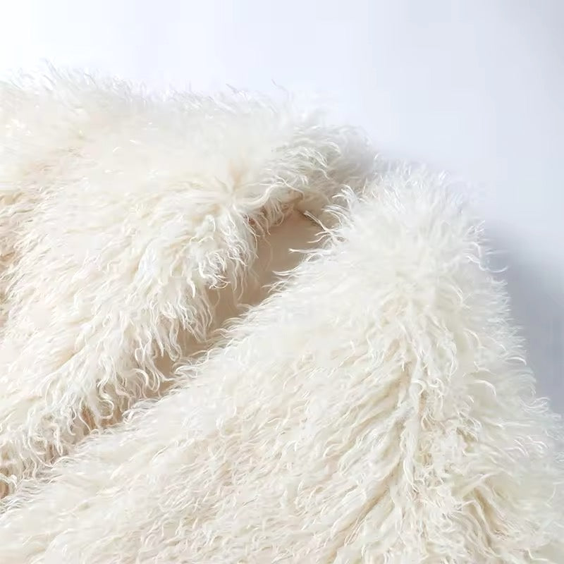 FLUFFY JACKE - Ambres