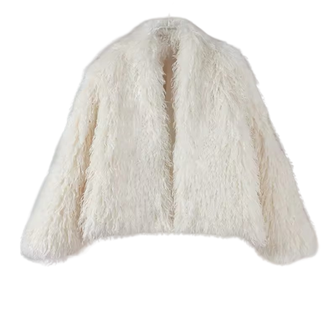 FLUFFY JACKE - Ambres