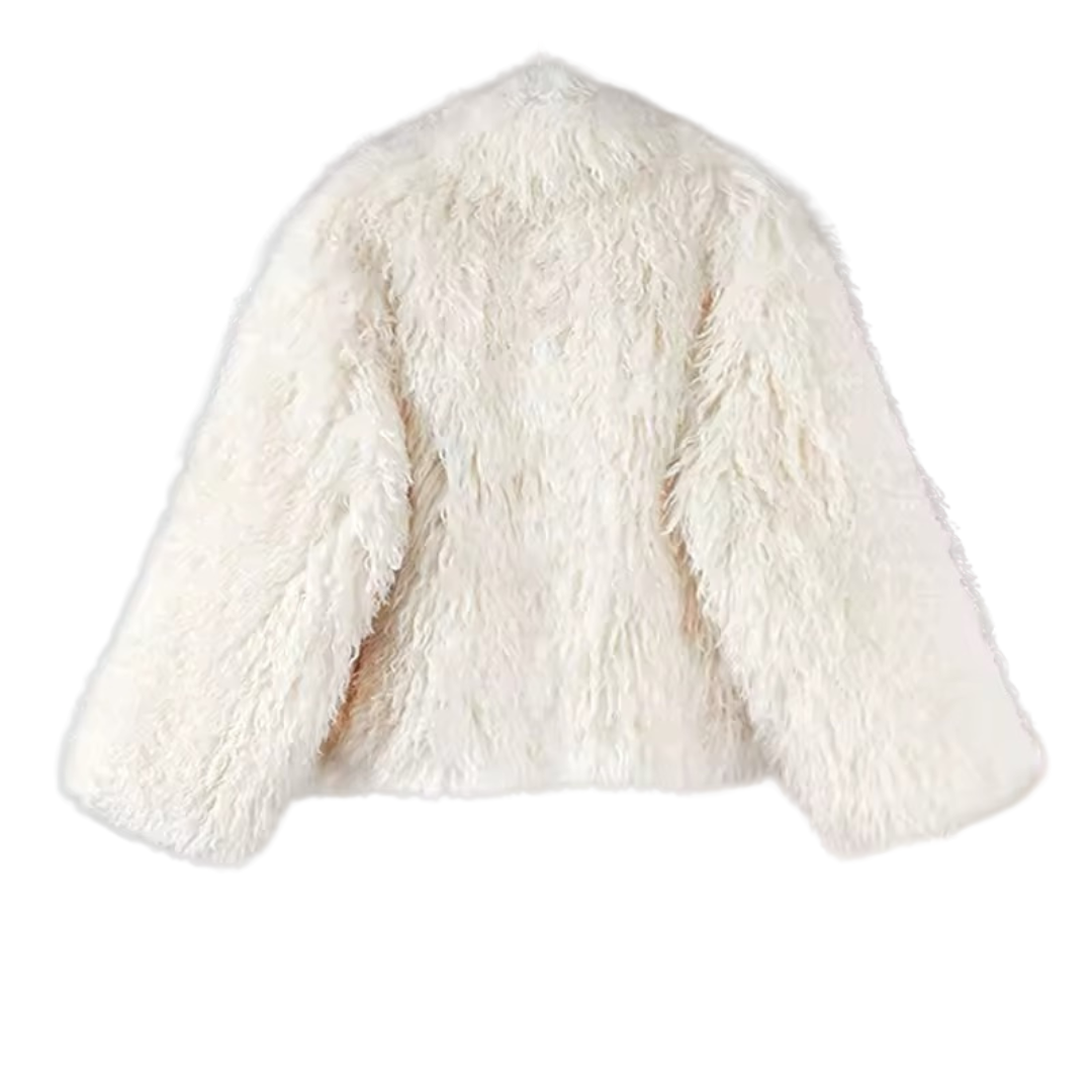 FLUFFY JACKE - Ambres
