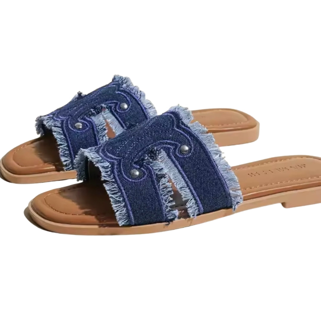 Damen Slip-On-Sandalen - Ambres