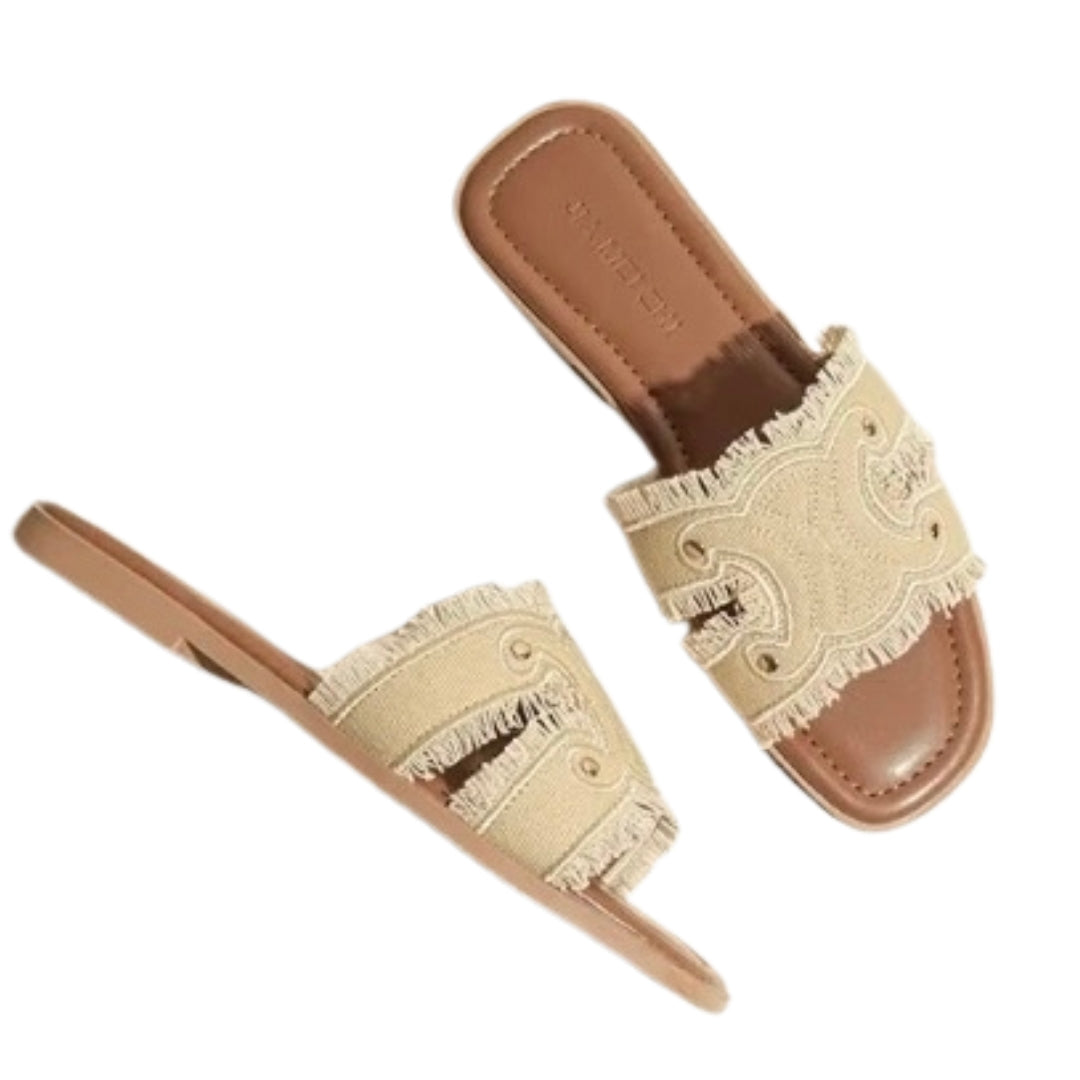 Damen Slip-On-Sandalen - Ambres