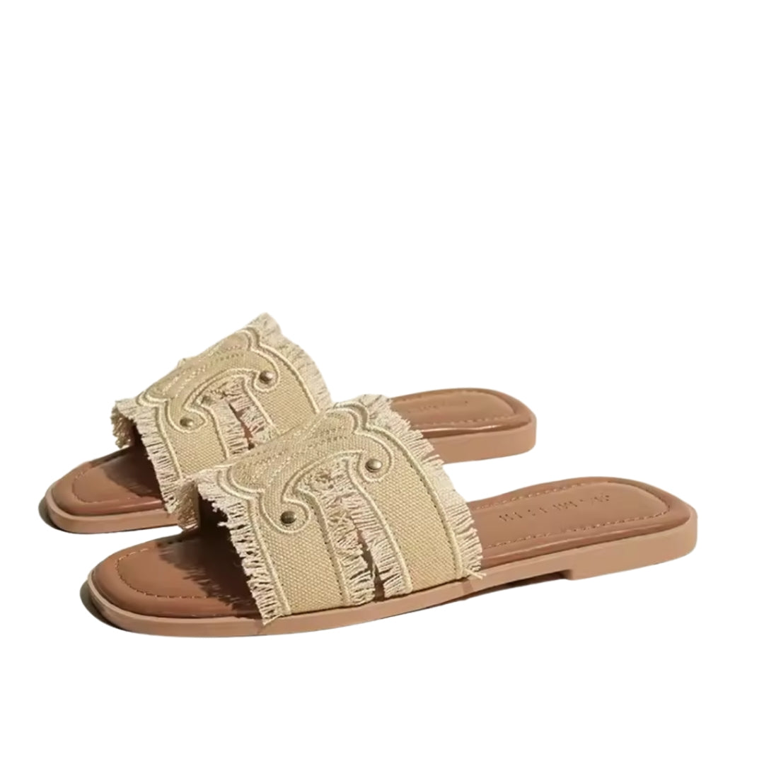 Damen Slip-On-Sandalen - Ambres