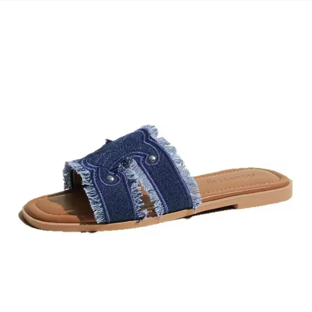 Damen Slip-On-Sandalen - Ambres