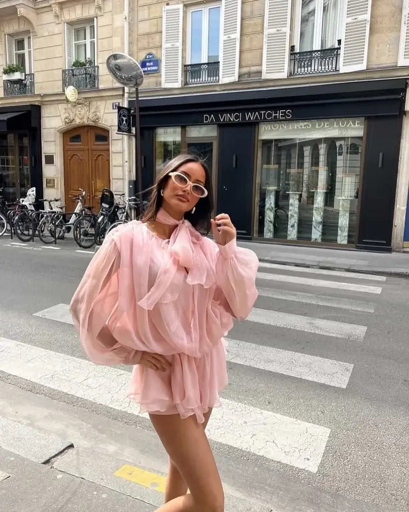 Soft Grace Mini Kleid - Ambres