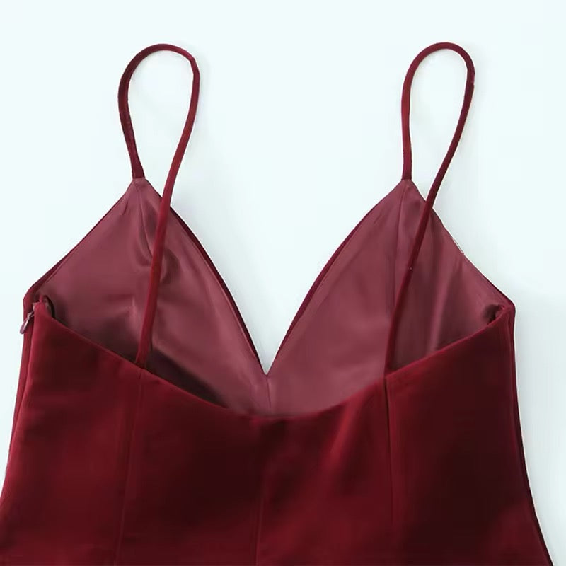 VELVET CHARM KLEID - Ambres