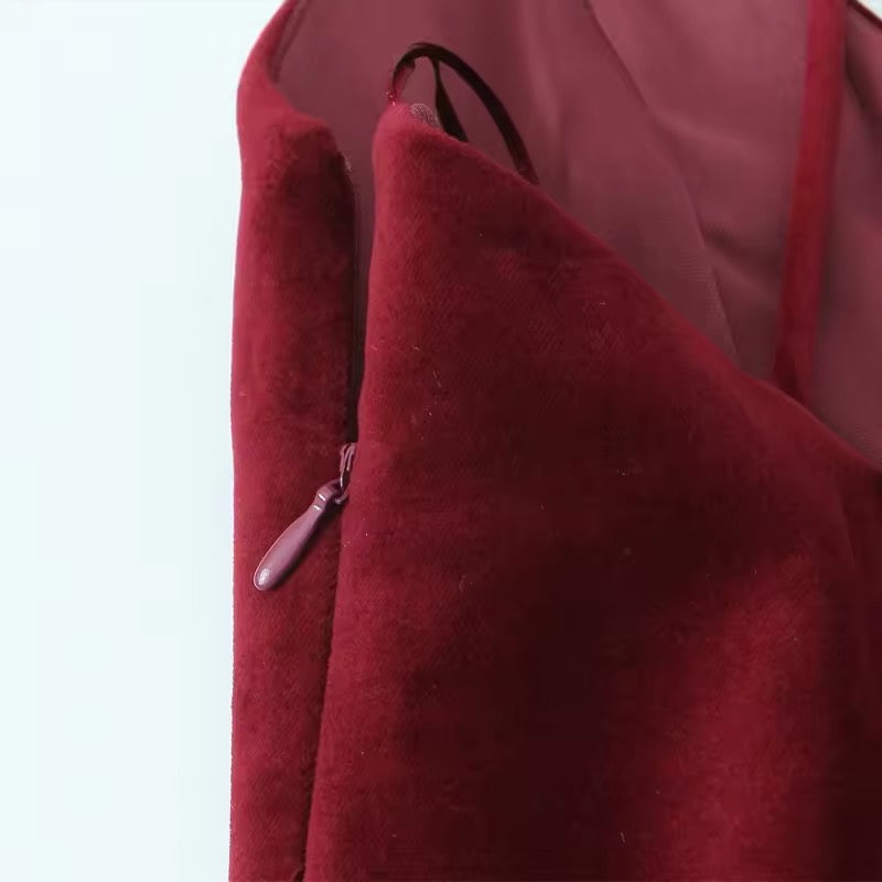 VELVET CHARM KLEID - Ambres