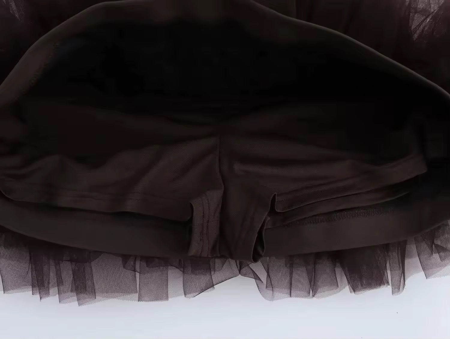 PLISSÉ TÜLL KLEID - Ambres