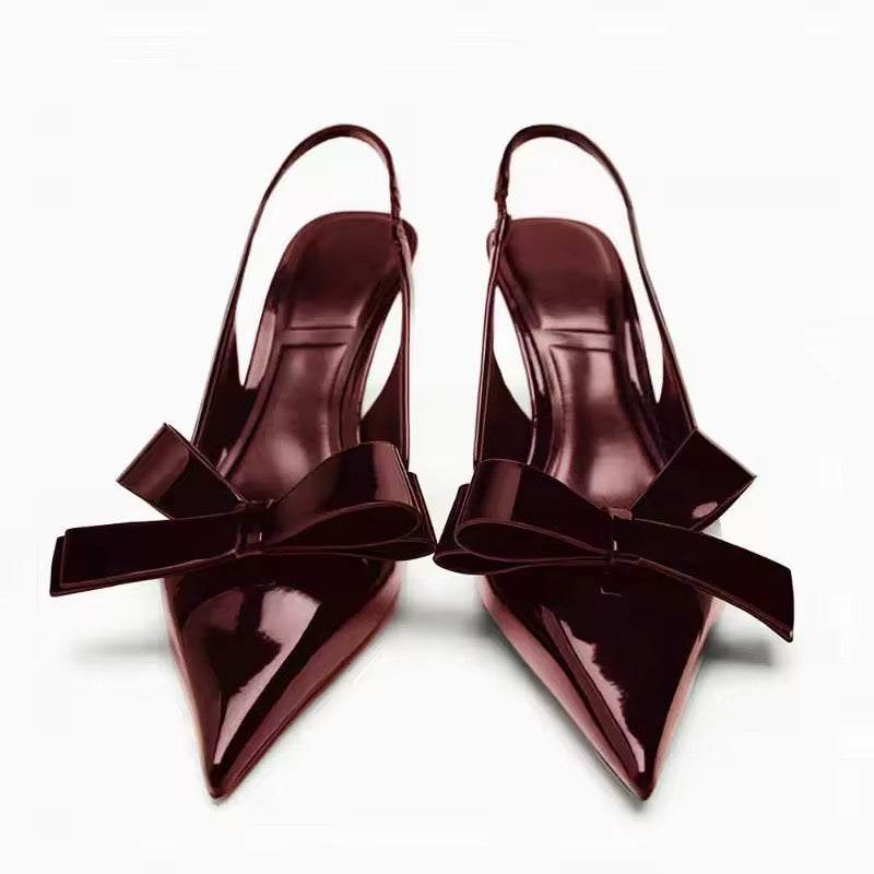 SLINGBACK MIT SCHLEIFE - Ambres