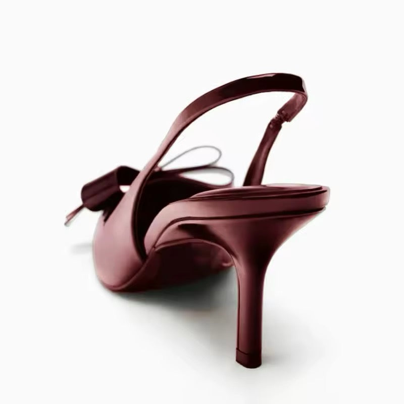 SLINGBACK MIT SCHLEIFE - Ambres