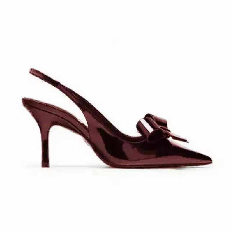 SLINGBACK MIT SCHLEIFE - Ambres
