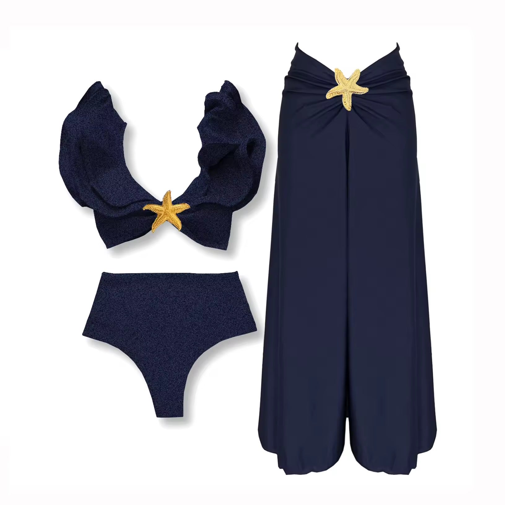 Bikini-Set mit Schulter-Rüschen - Ambres