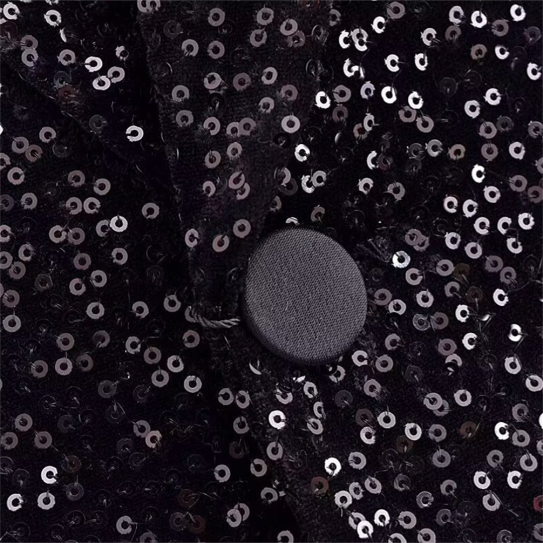 Set aus Blazer und Minirock mit Pailletten - Ambres