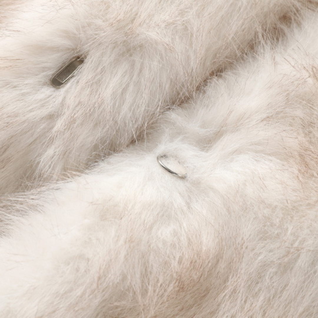 Elegance Faux Fur Coat - Ambres