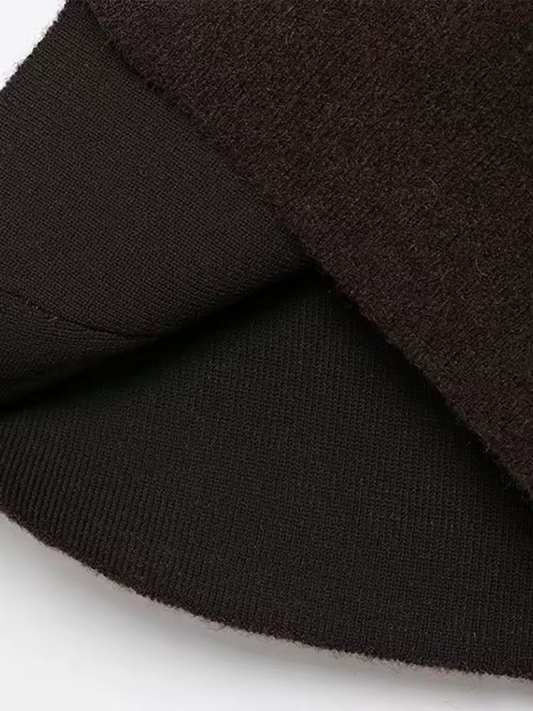 Eleganter brauner Rock-Anzug - Ambres