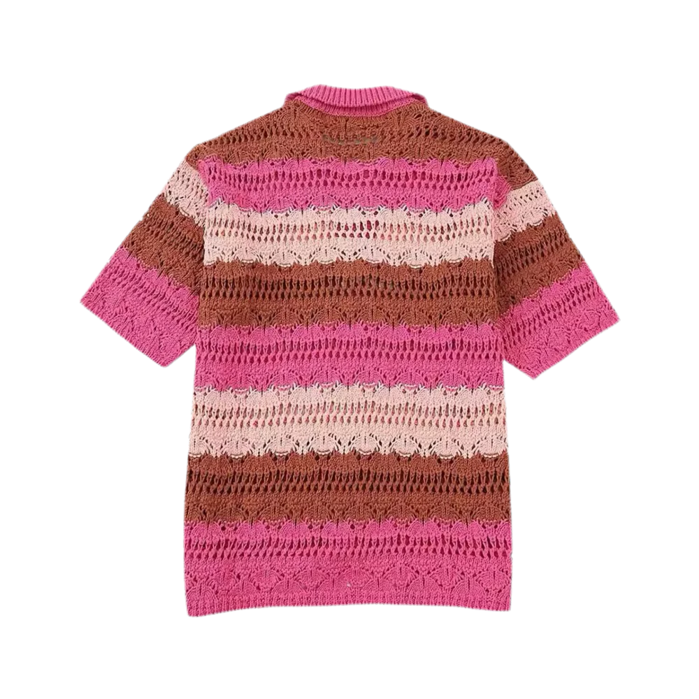 Gestreiftes Strick-Set - Ambres