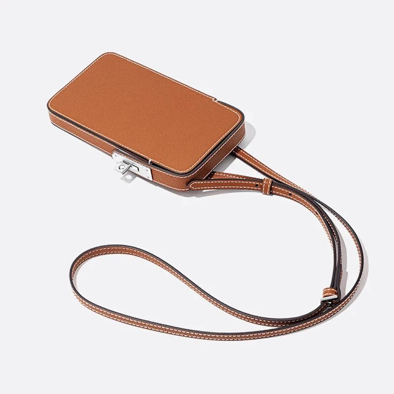 LuxePhone Mini Handytasche - Ambres