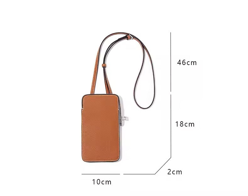LuxePhone Mini Handytasche - Ambres