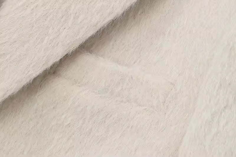 Eleganter Kunstpelz Blazer - Ambres