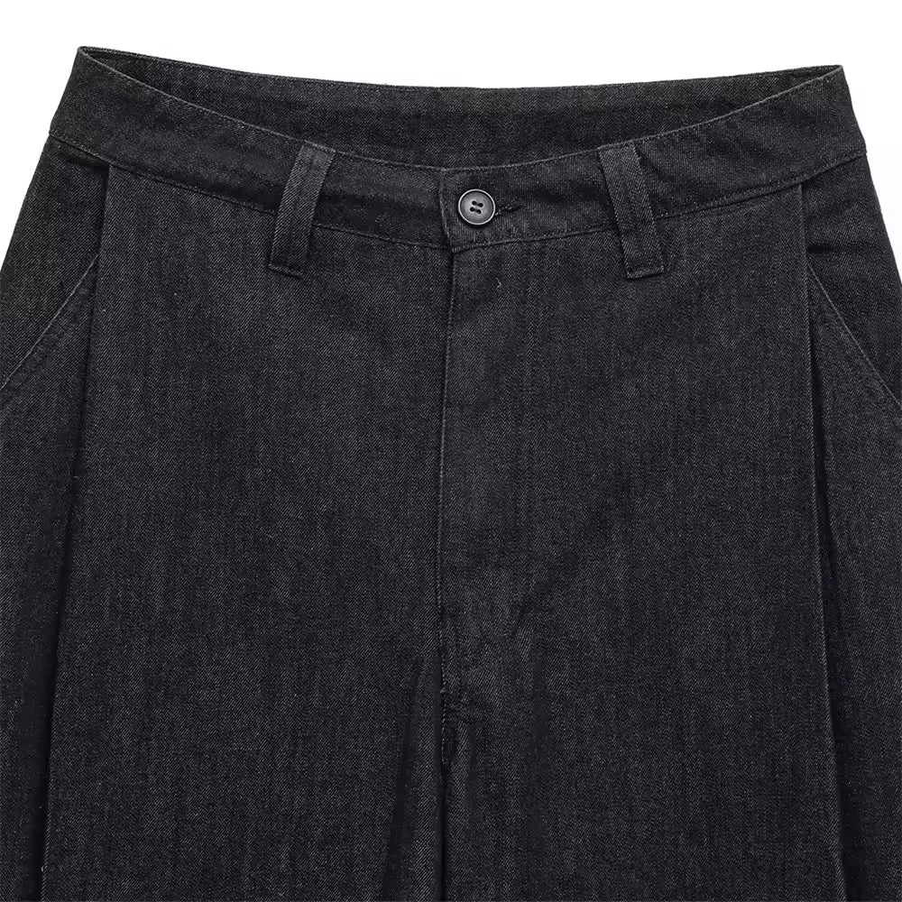 Lässiges Zweiteiler-Set mit Cropped Jacke & High-Waist-Hose - Ambres