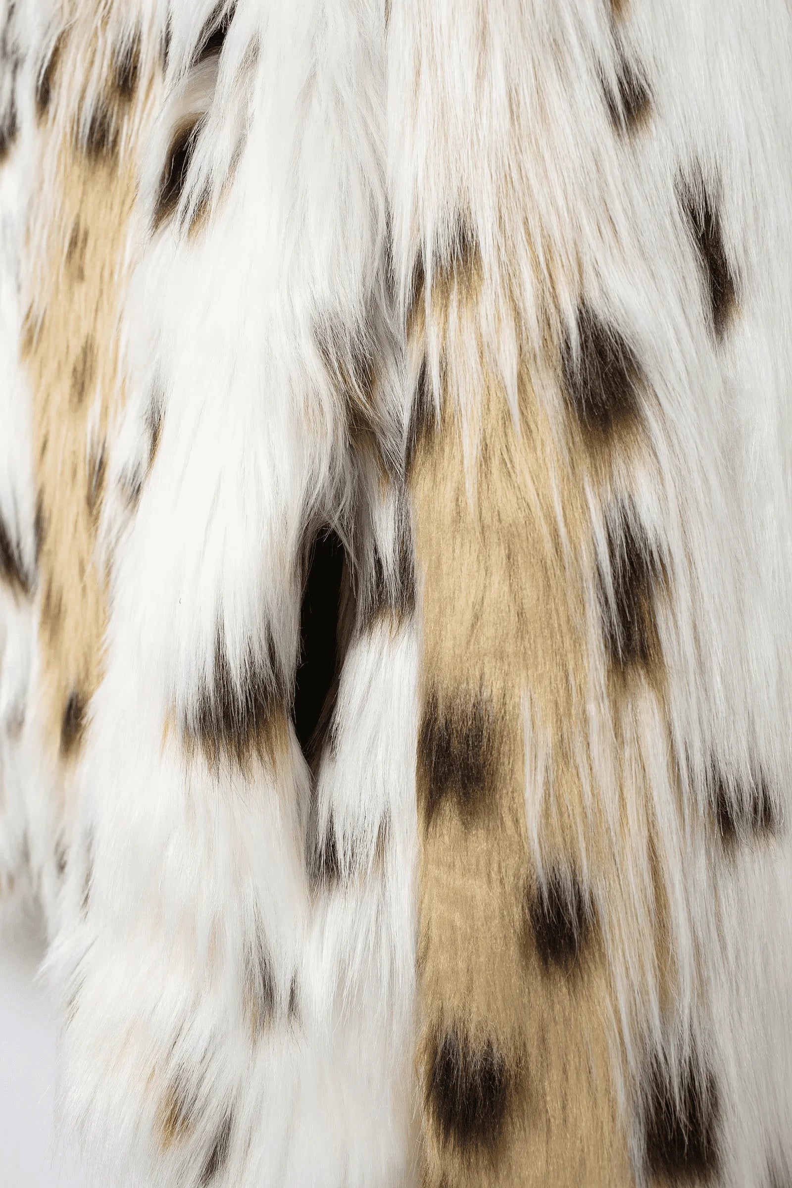 Animal Print Faux Fur Jacket - Ambres
