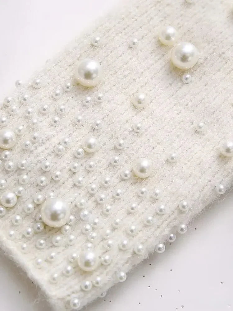 Elegant Pearl Knit Set - Ambres